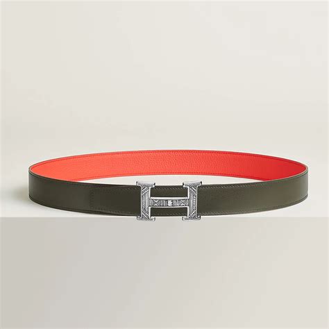 hermes belt buckle made in niger|H Touareg belt buckle & Reversible leather strap 32 mm.